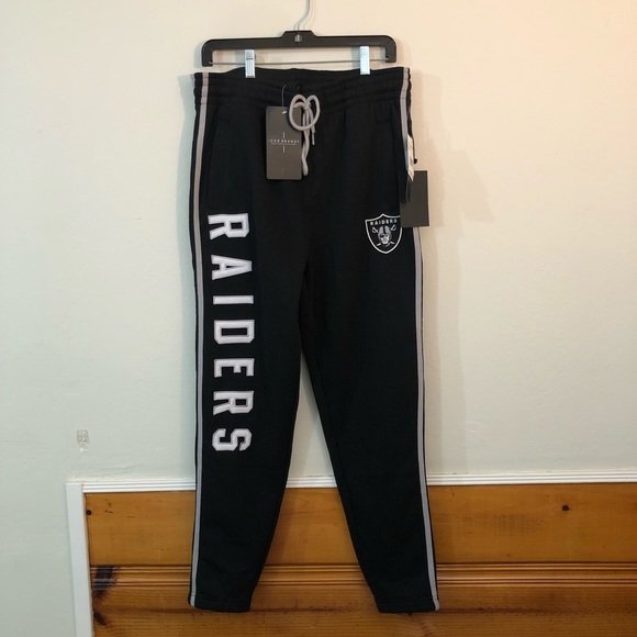 NFL Other - Men’s Black Raiders Sweatpants Official NFL NWT